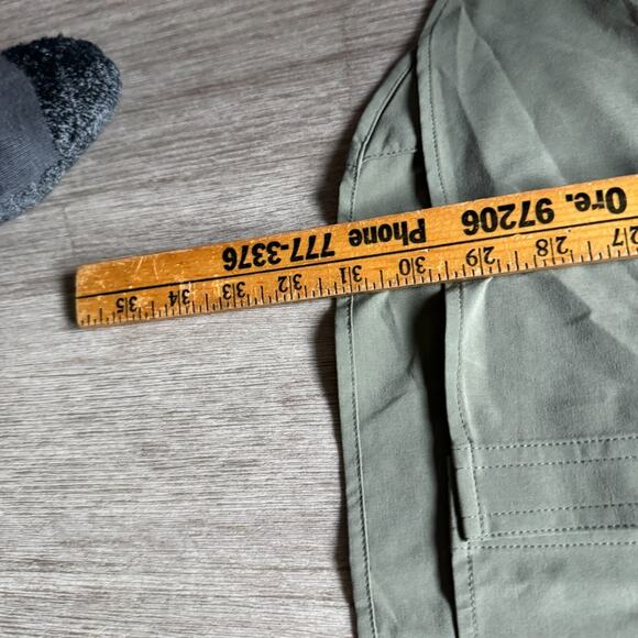 prAna Railay Tunic Button Up Shirt Top NWT M Sage Green Outdoor Long Sleeve - Picture 7 of 7